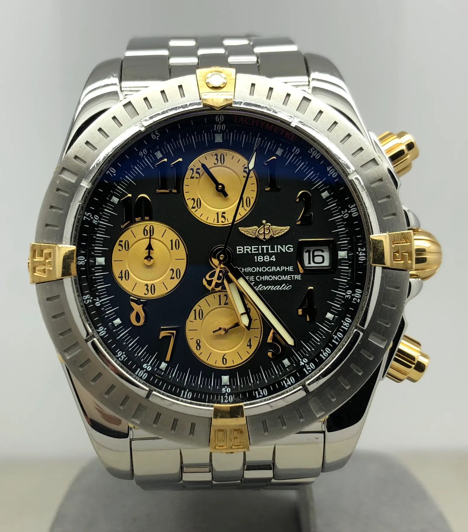 Breitling Evolution Chronograph Çelik Altın